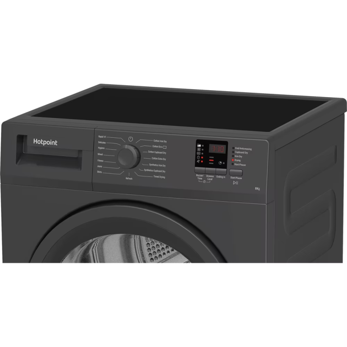 Hotpoint CHDC82GGGDUK 8KG Condenser Tumble Dryer - Graphite