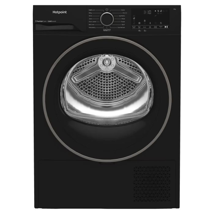 Hotpoint CHSD82MBBUK 8KG - 60cm Heat Pump Tumble Dryer - Black