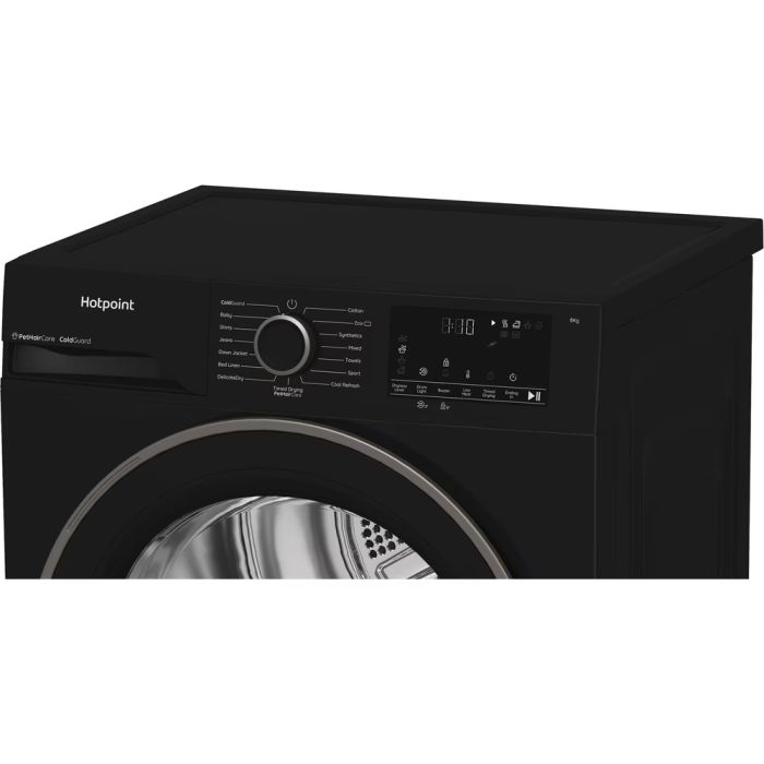 Hotpoint CHSD82MBBUK 8KG - 60cm Heat Pump Tumble Dryer - Black