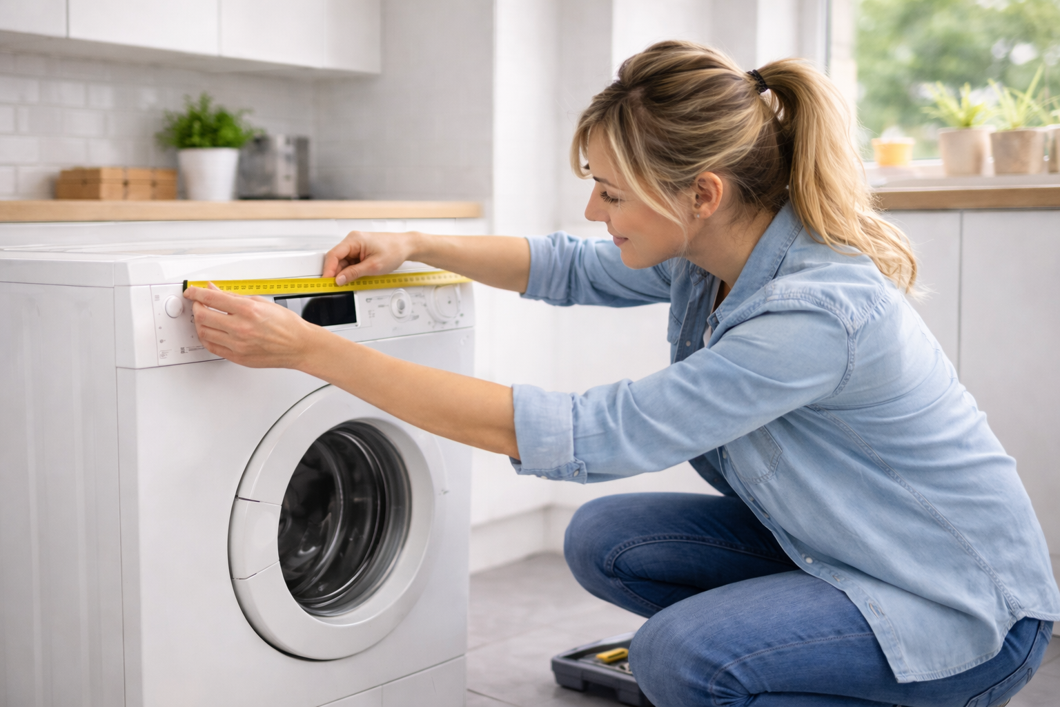 Measuring your washing machine before ordering